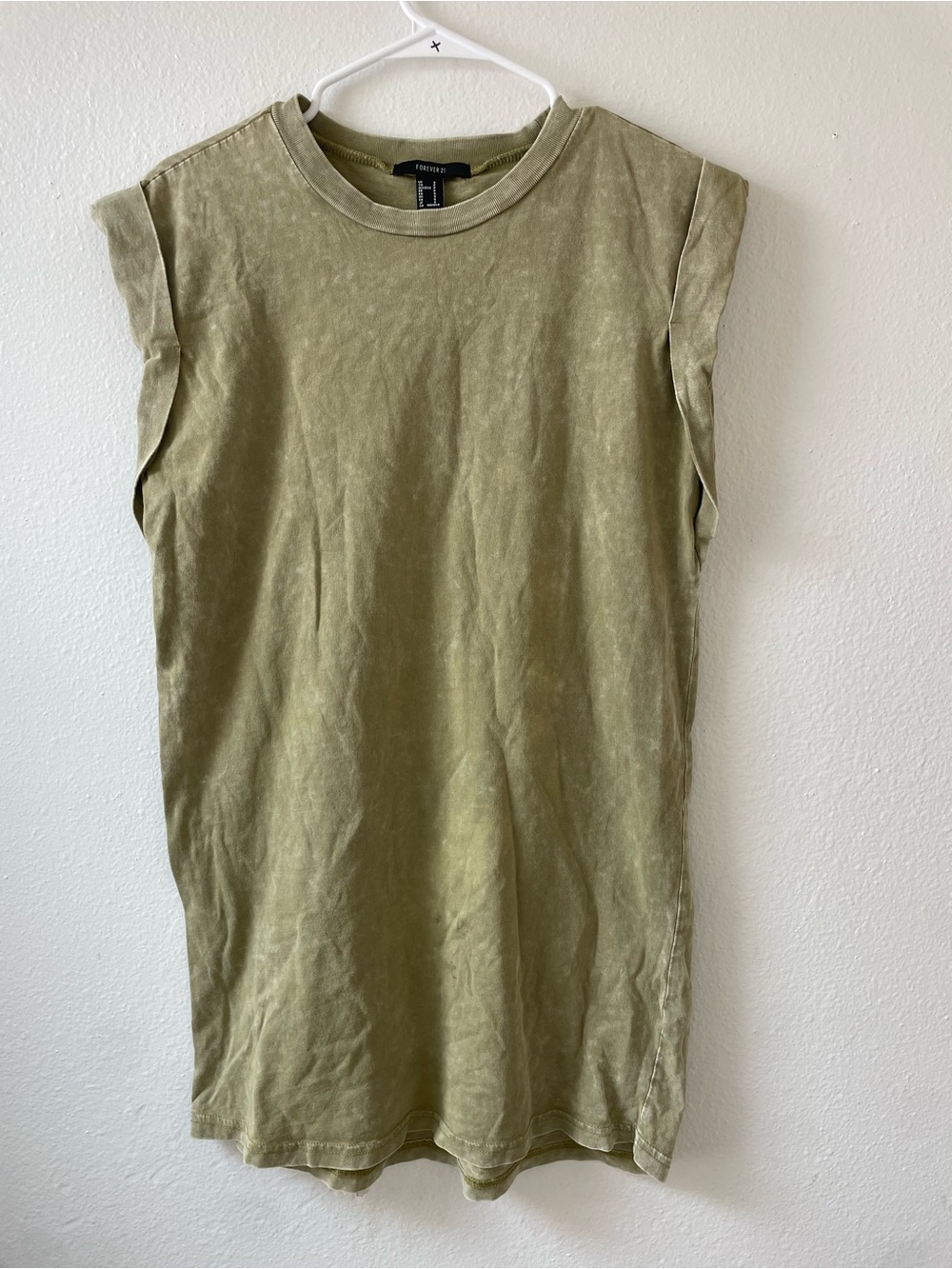 Forever 21 Olive Green Crewneck Tee